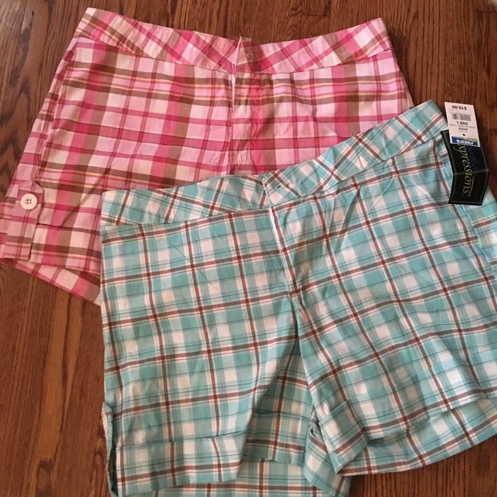 2 pair of plated shorts!