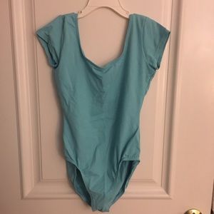 Blue leotard