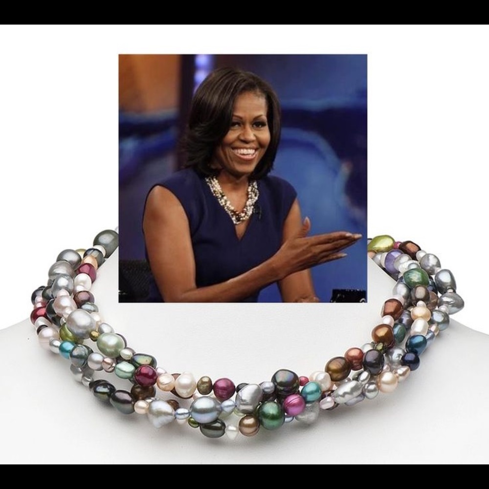 Little h Multicolor Pearl Necklace