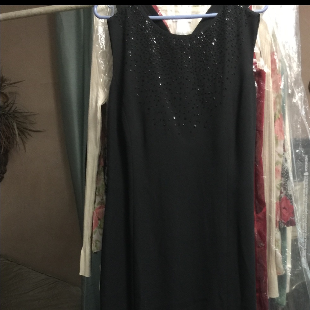 Liz Claiborne black formal dress