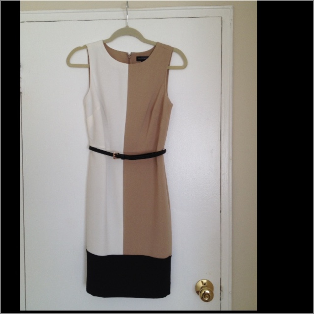 The Limited color block dress