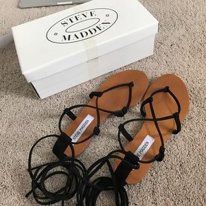 Steve Madden Werkit Sandals Suede
