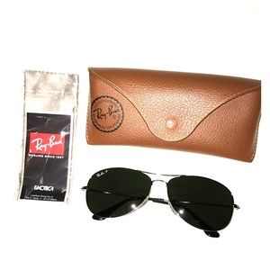 Polarized Ray-Ban Cockpit Aviators