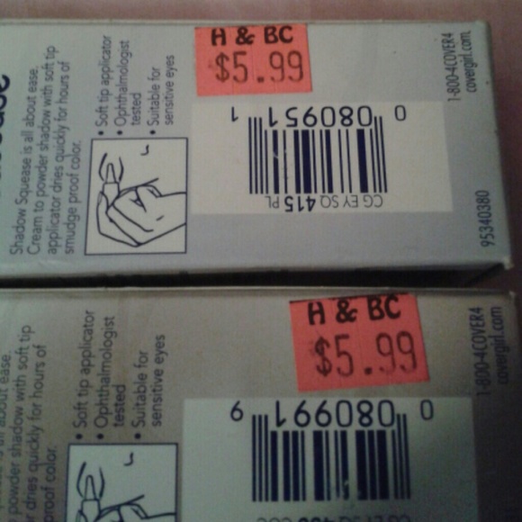 2 COVERGIRL SQUEASE SHADOWS - Picture 2 of 4