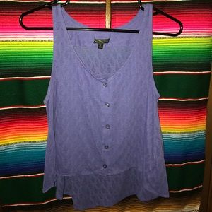 Purple vans tank top