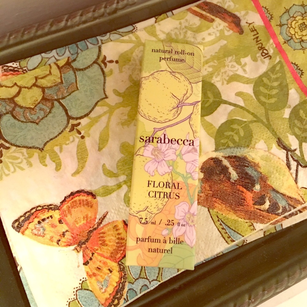 Sarabecca natural roll on floral citrus perfume