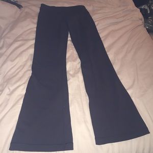 Lululemon black flare pants size 4R