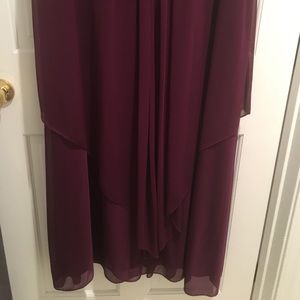 Alex Evenings Dresses Beautiful Cranberry Colored Evening Gown