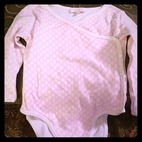 Pink gucci onesie Clearance