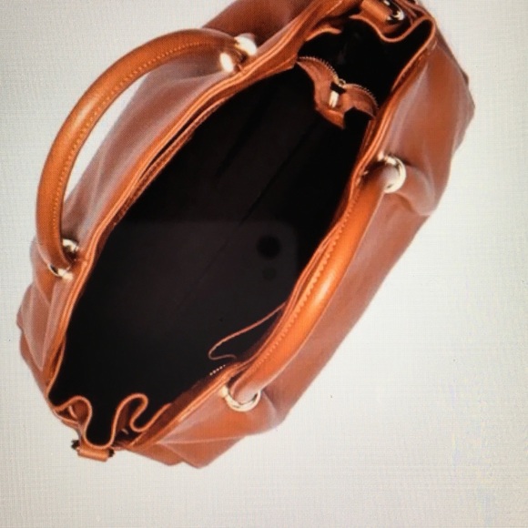 BEATRICE TOP HANDLE TOTE COLOR CLAY/BURNT ORANGE - Picture 3 of 3