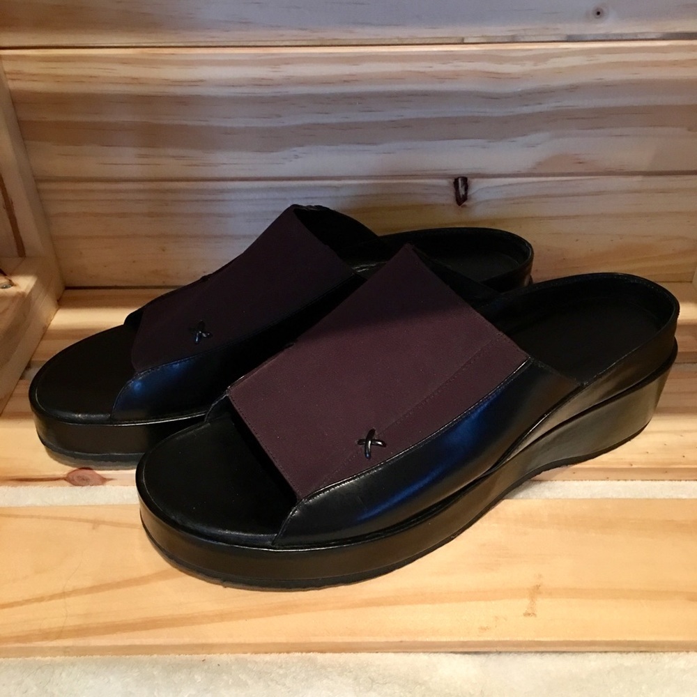 Black  and Brown Slides from Cole Haan