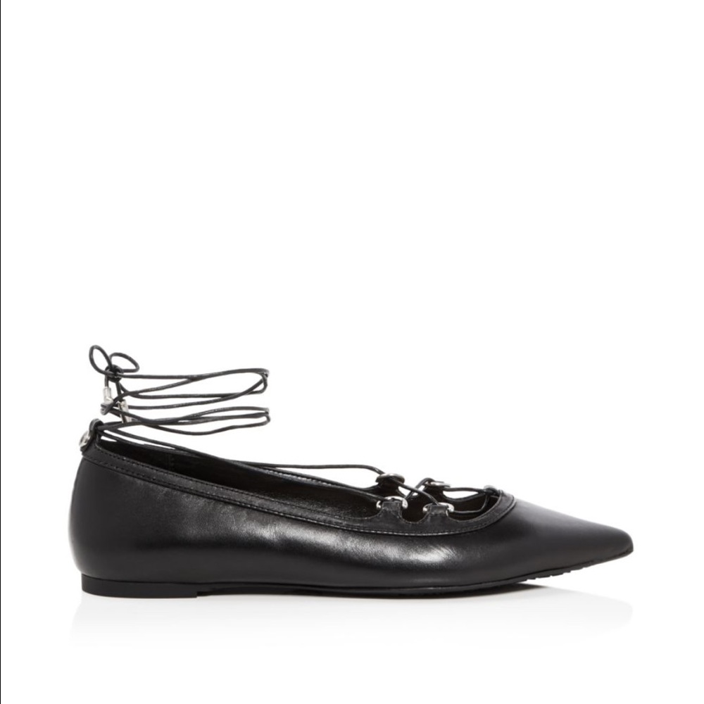 Leather lace-up flats - Michael Kors