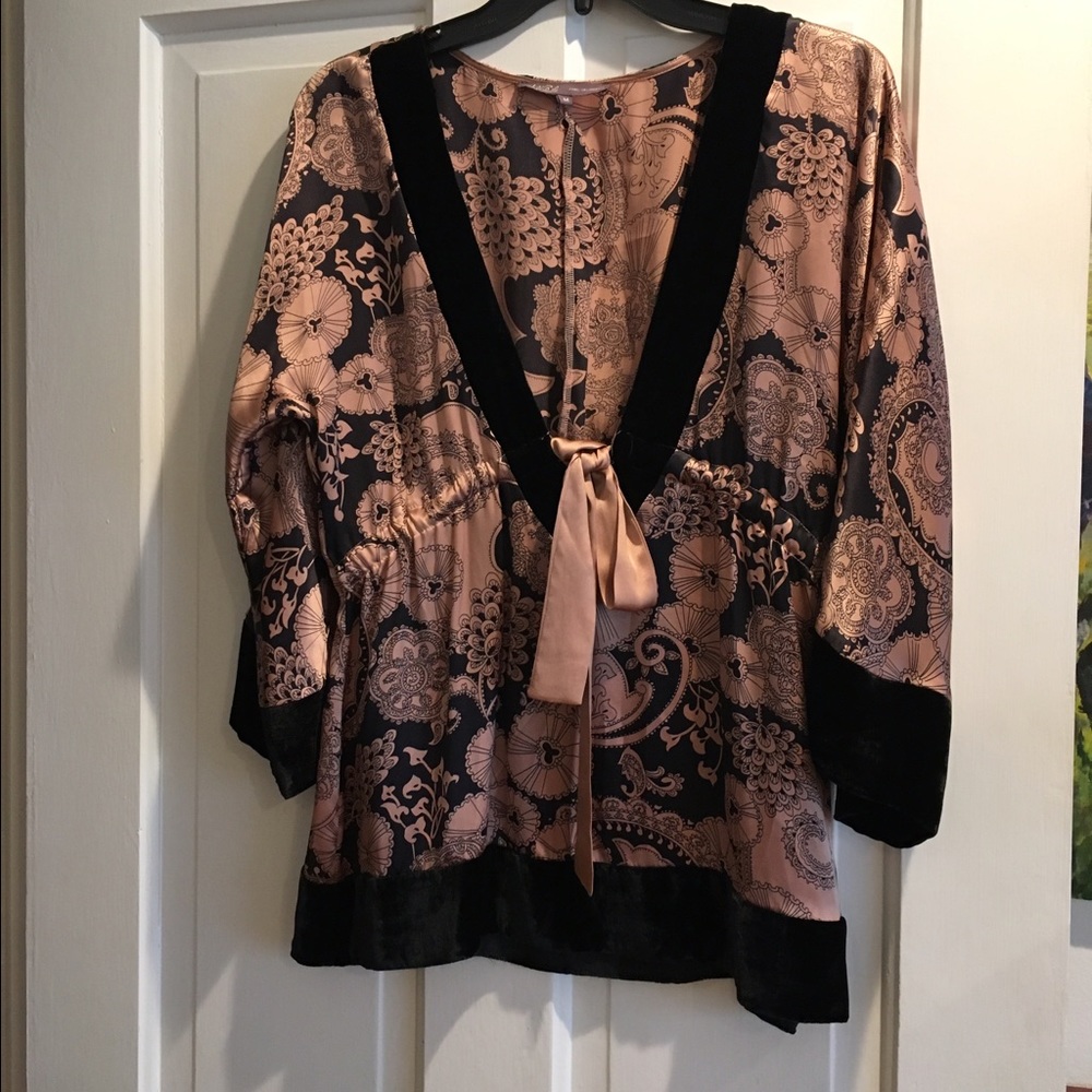 Hale Bob kimono style top M