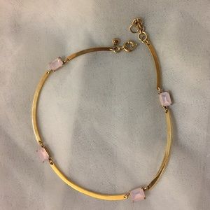 J.Crew statement necklace choker gold