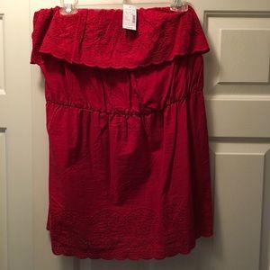 Strapless Shirt From Maurice's. NWT's & not worn.