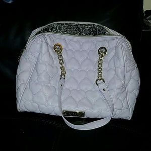 Betsey Johnson purple heart purse