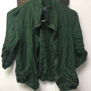 Green Army Style Jacket