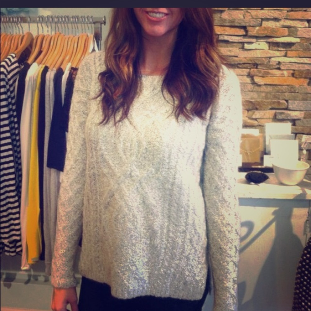 Cozy oversized knit sweater