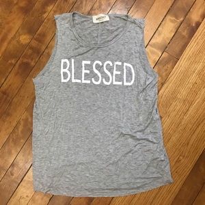 Blessed muscle tank