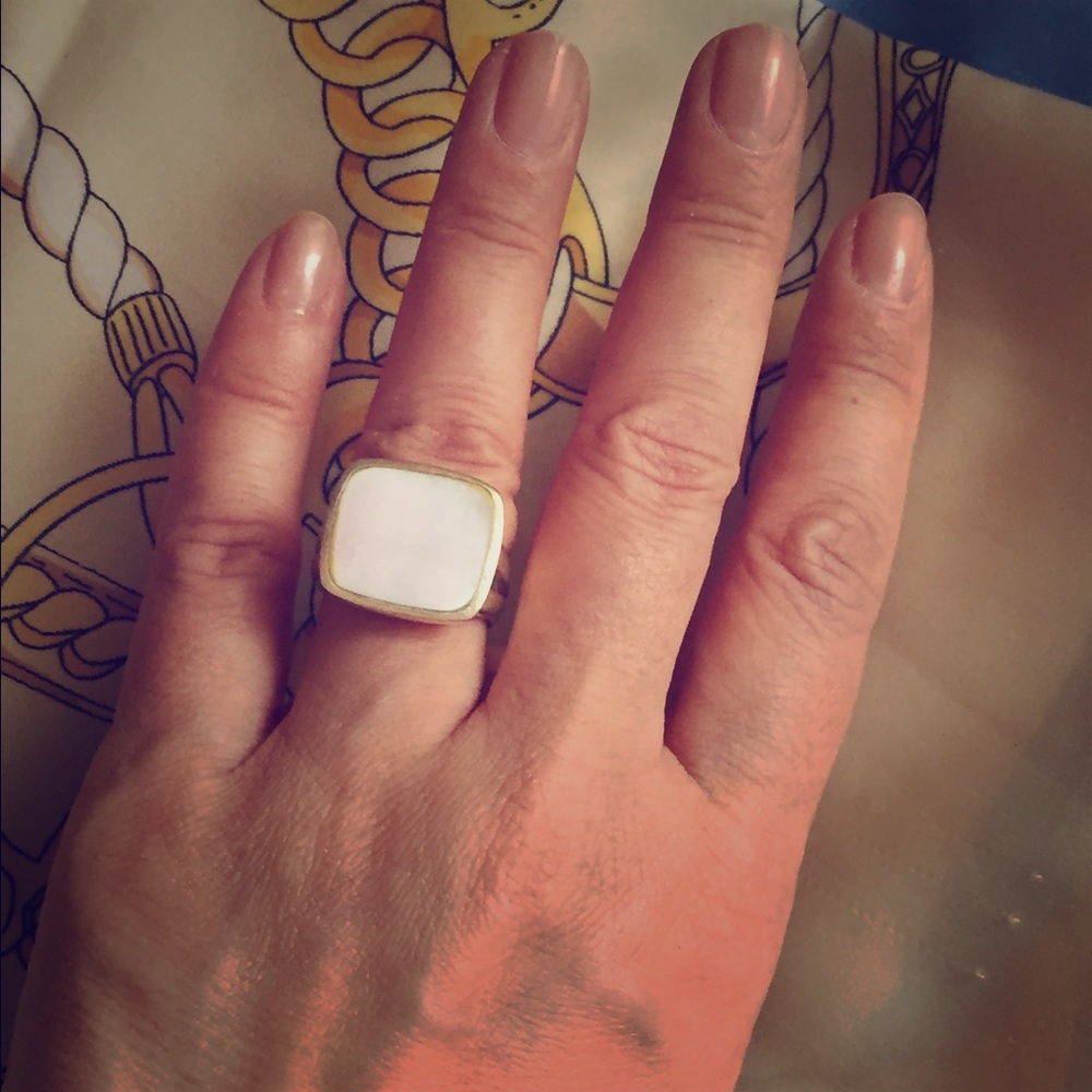 Moonstone Ss Ring - image 1