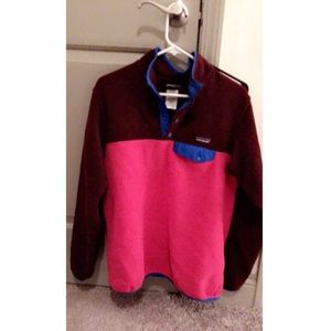 PATAGONIA SYNCHILLA PULLOVER SNAP TEE IN SIZE M