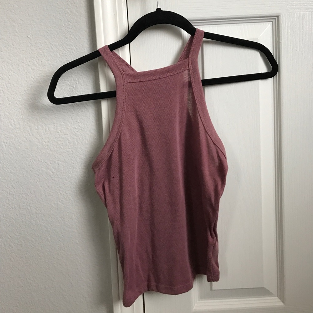 Me-to-We halter crop top