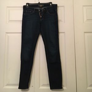 Lucky Brand dark skinny jeans