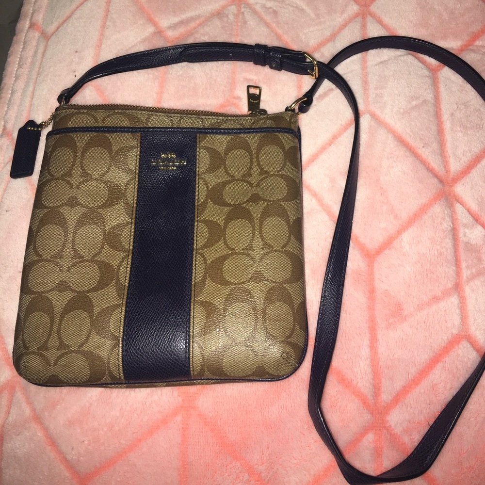Coach cross body purse