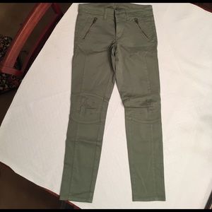 Olive Green American Eagle Ankle Jeggings Size 4