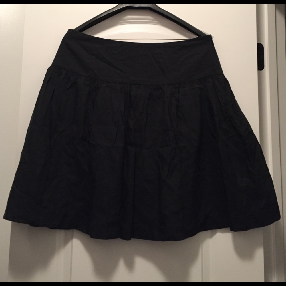 Black Linen GAP Skirt