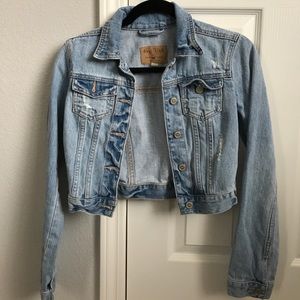 Hollister Jean Jacket Cropped