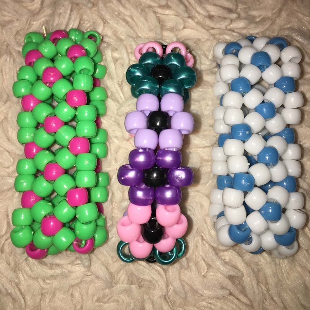 ✨One flower cuff and 2 single x-base cuffs!✨
