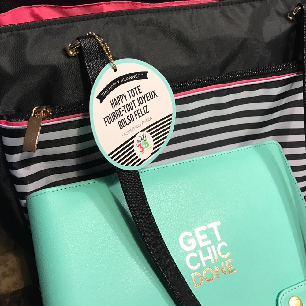 Happy Planner Tote and cover. Brand new set. - Picture 2 of 2