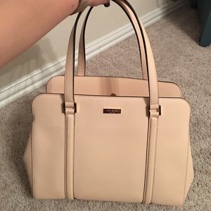 Light pink Kate Spade over the shoulder bag