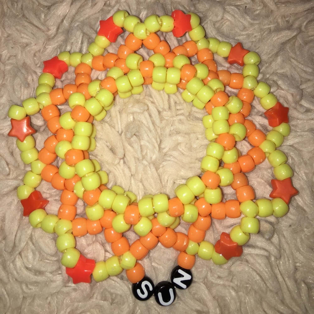 ✨Yellow/Orange sun cuff✨