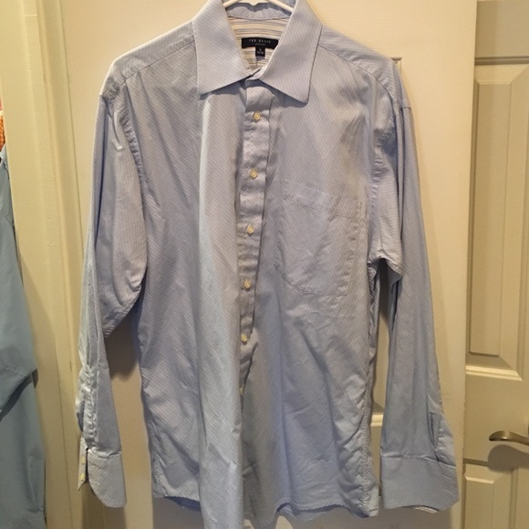 Ted Baker Men's Button-Down Shirt Size 16 34/35(L) - Picture 1 of 4