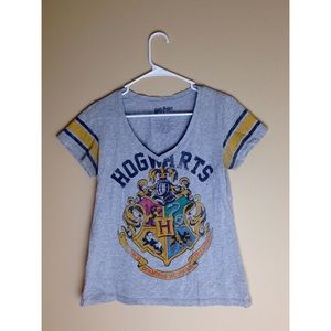 Grey Hogwarts Tee Shirt (Harry Potter)