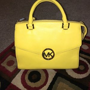 Yellow Authentic Michael Kors Purse