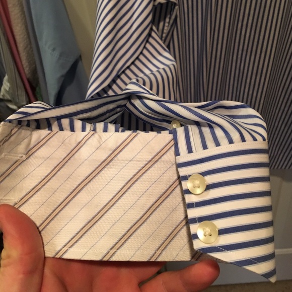 Thomas Dean Men's Button-Down Shirt Size L (17) - Picture 4 of 4