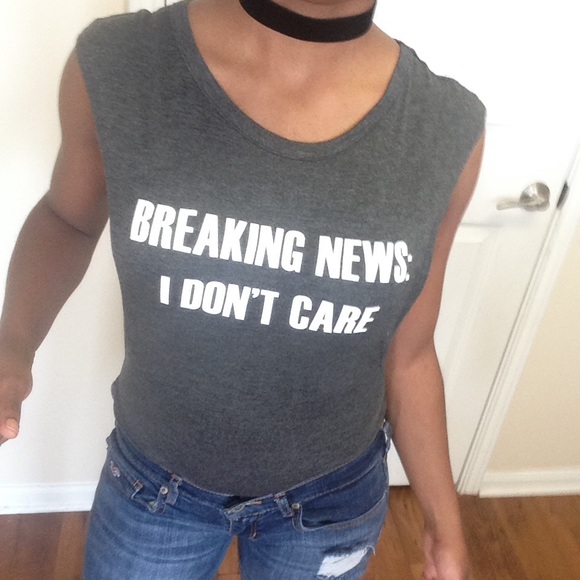 🤷‍♀️"Breaking News I Don't Care" Bodysuit🤷‍♀️ - Picture 3 of 3
