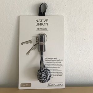 iPhone cable keychain