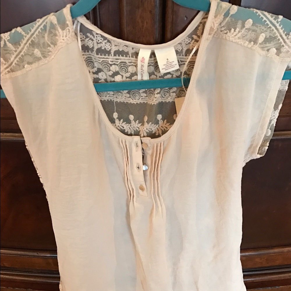 Lace Back Boutique Blouse