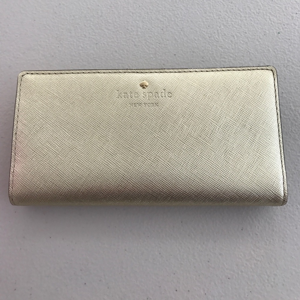 Kate Spade Stacy wallet in gold