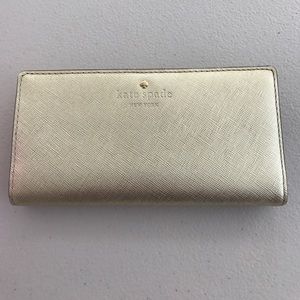 Kate Spade Stacy wallet in gold