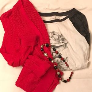 Old Navy Three Quarter Sleeve Sweater