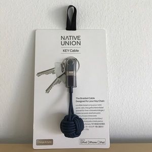 iPhone cable keychain