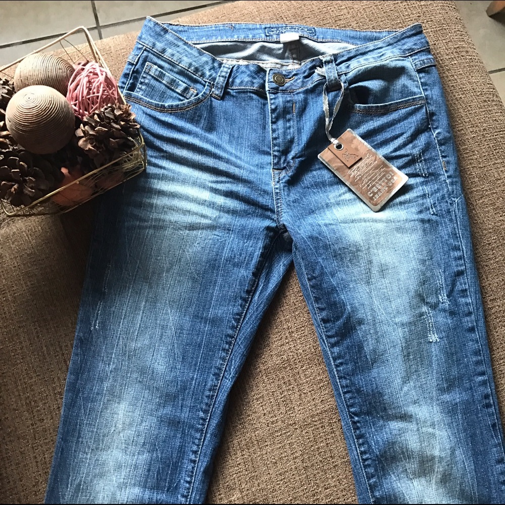 Skinny Blue Jeans