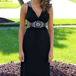 Beaded prom dress