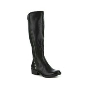 Oria Black Riding Boot WIDE CALF