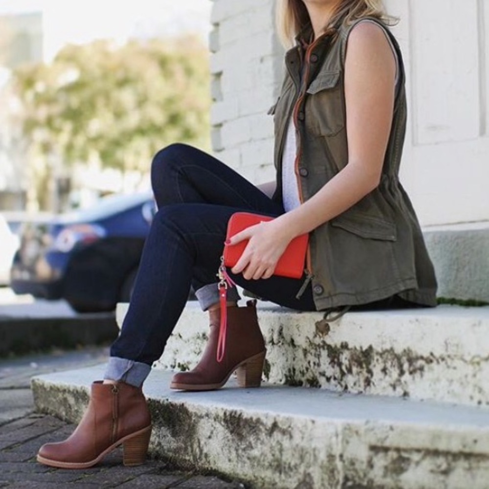 Lucky Brand Army Green Vest